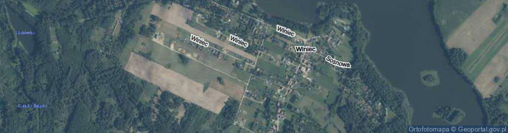 Zdjęcie satelitarne Winiec ul.