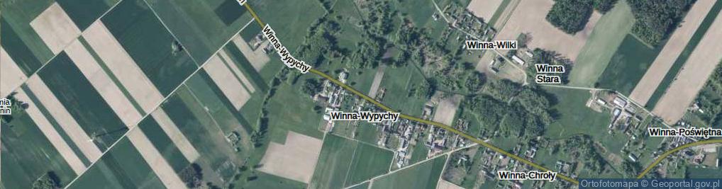 Zdjęcie satelitarne Winna-Wypychy ul.