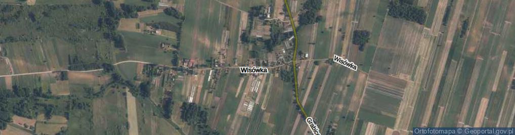 Zdjęcie satelitarne Wisówka ul.