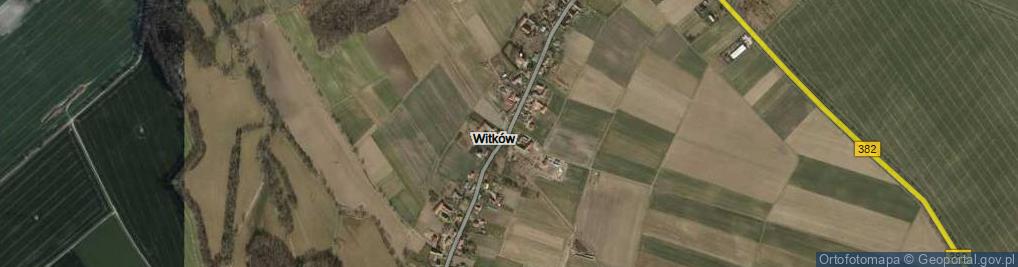 Zdjęcie satelitarne Witków ul.