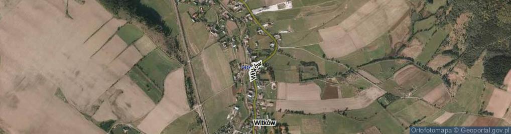 Zdjęcie satelitarne Witków ul.