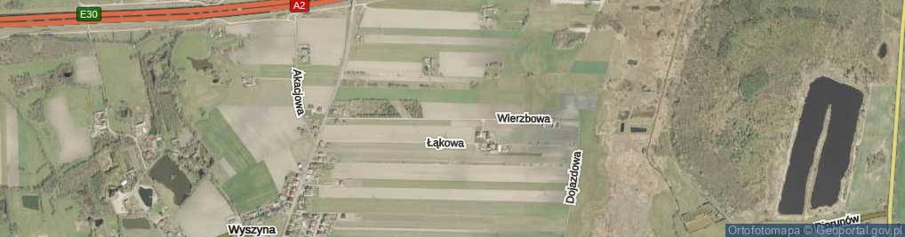 Zdjęcie satelitarne Wierzbowa ul.