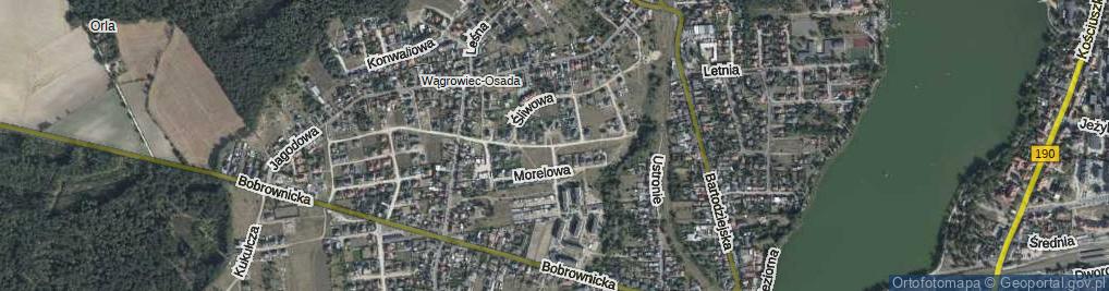 Zdjęcie satelitarne Wiśniowa ul.