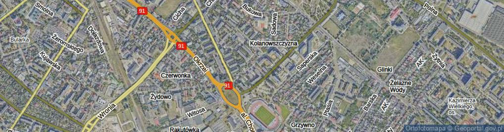 Zdjęcie satelitarne Wierzbowa ul.