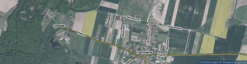 Zdjęcie satelitarne Wiśniowa ul.