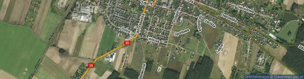 Zdjęcie satelitarne Witosa Wincentego ul.