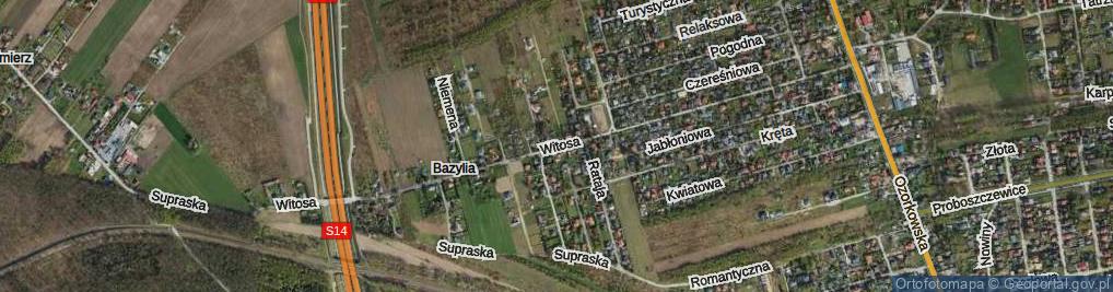 Zdjęcie satelitarne Witosa Wincentego ul.