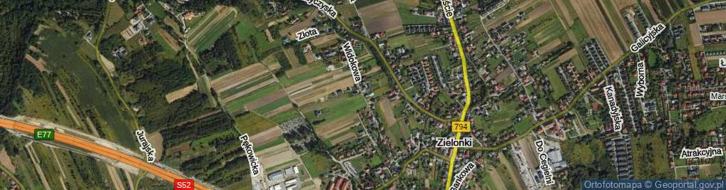 Zdjęcie satelitarne Widokowa ul.