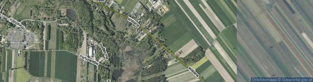 Zdjęcie satelitarne Wiślana ul.