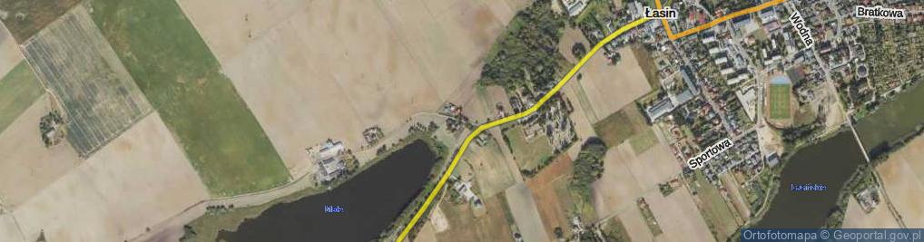 Zdjęcie satelitarne Wiejska ul.