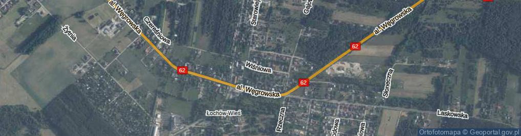 Zdjęcie satelitarne Wiśniowa ul.