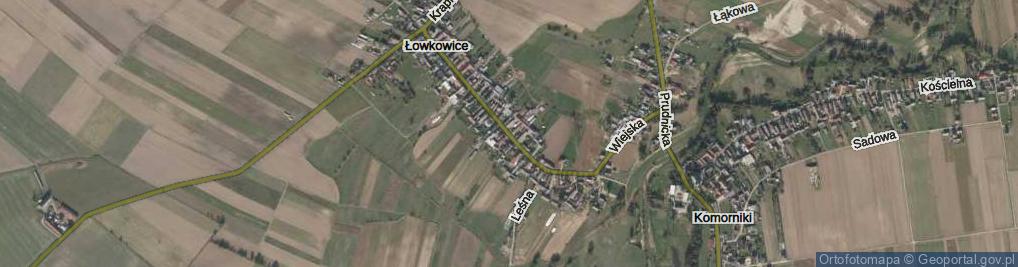 Zdjęcie satelitarne Wiejska ul.