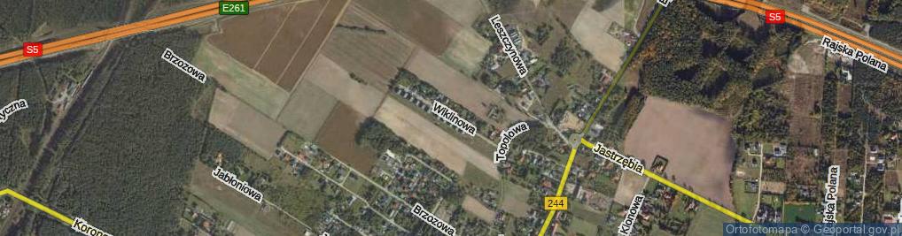 Zdjęcie satelitarne Wiklinowa ul.