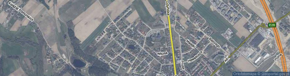 Zdjęcie satelitarne Wierzbowa ul.
