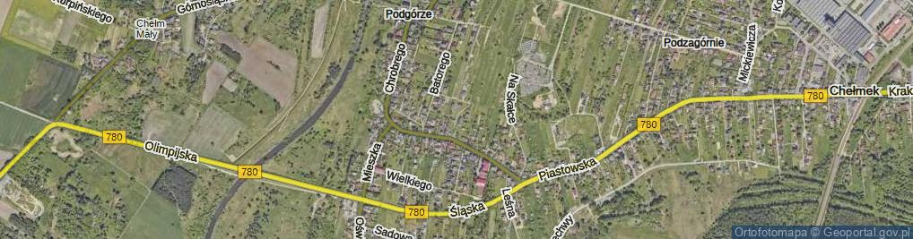 Zdjęcie satelitarne Władysława Hermana ul.