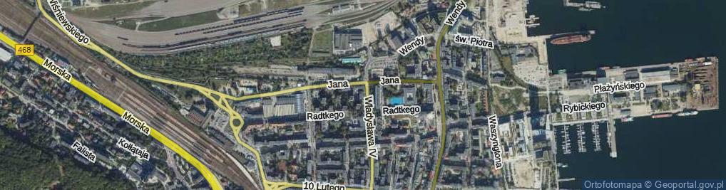 Zdjęcie satelitarne Władysława IV ul.