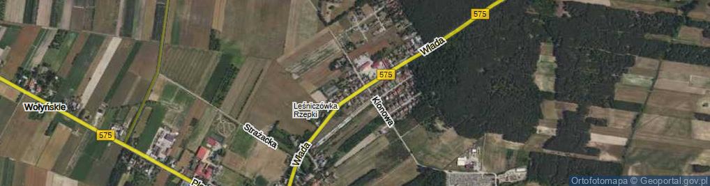 Zdjęcie satelitarne Włada, gen. ul.