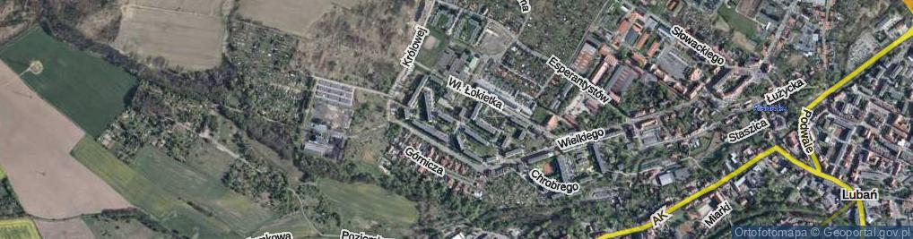 Zdjęcie satelitarne Władysława Hermana ul.