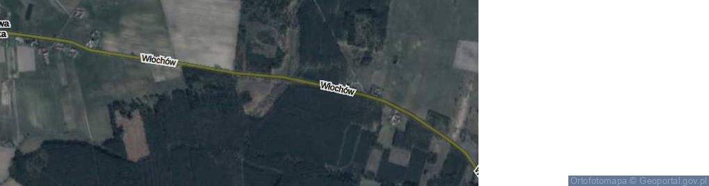 Zdjęcie satelitarne Włochów ul.