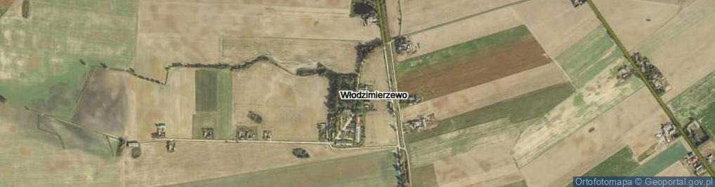 Zdjęcie satelitarne Włodzimierzewo ul.