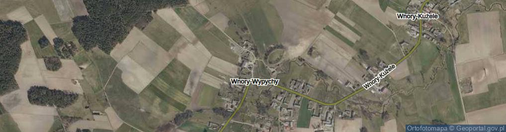 Zdjęcie satelitarne Wnory-Wypychy ul.
