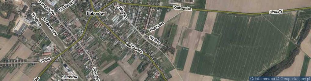 Zdjęcie satelitarne Wodna ul.