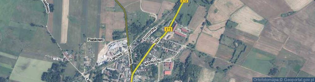 Zdjęcie satelitarne Wojska Polskiego ul.