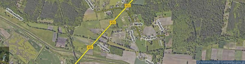 Zdjęcie satelitarne Wodna ul.