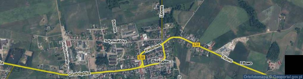 Zdjęcie satelitarne Wolności ul.