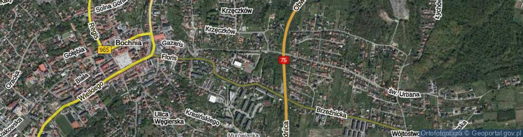 Zdjęcie satelitarne Wójtowicza Stanisława, ks. ul.