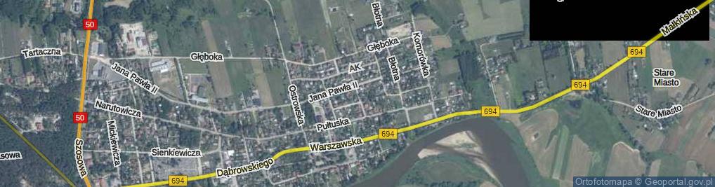 Zdjęcie satelitarne Wójcickiego Józefa ul.