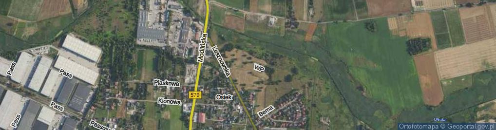 Zdjęcie satelitarne Wojska Polskiego ul.