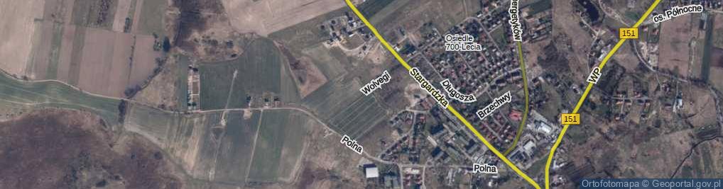Zdjęcie satelitarne Wolvegi ul.