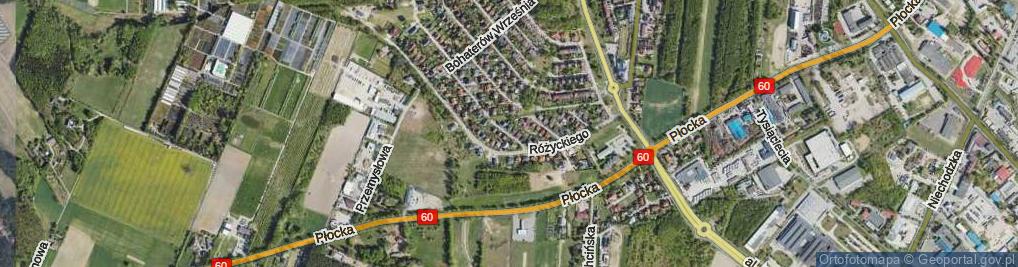 Zdjęcie satelitarne Wolskiego Włodzimierza ul.