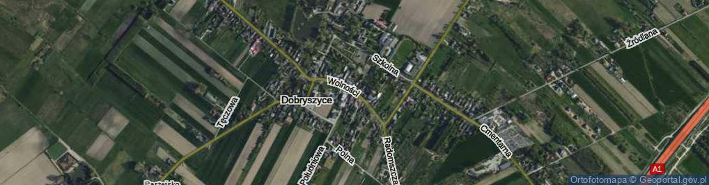 Zdjęcie satelitarne Wolności ul.