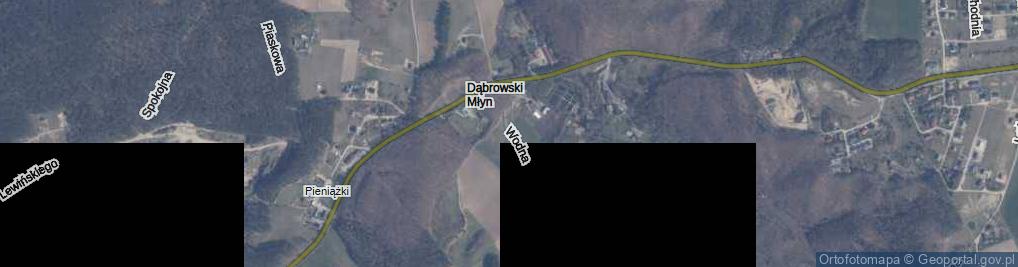 Zdjęcie satelitarne Wodna ul.