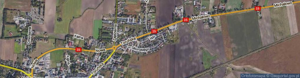 Zdjęcie satelitarne Wojska Polskiego ul.