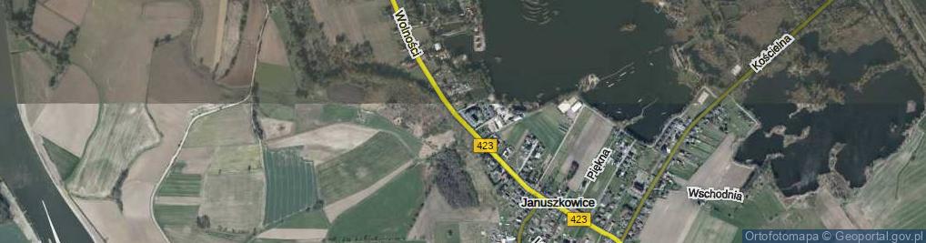 Zdjęcie satelitarne Wolności ul.