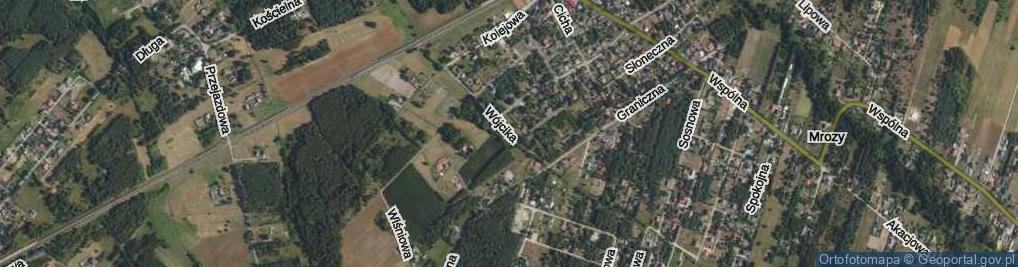 Zdjęcie satelitarne Wójcika Czesława ul.