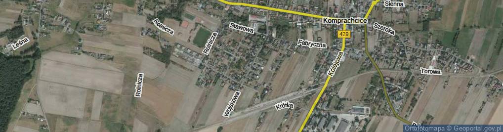 Zdjęcie satelitarne Wojskowa ul.