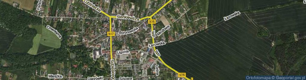 Zdjęcie satelitarne Wojska Polskiego ul.