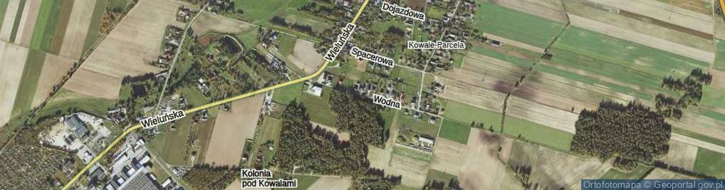Zdjęcie satelitarne Wodna ul.