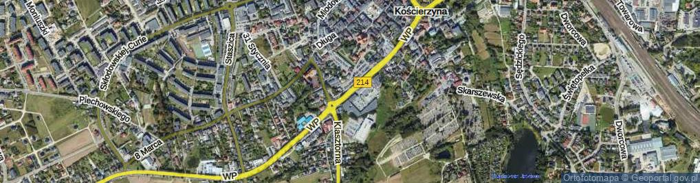 Zdjęcie satelitarne Wojska Polskiego ul.