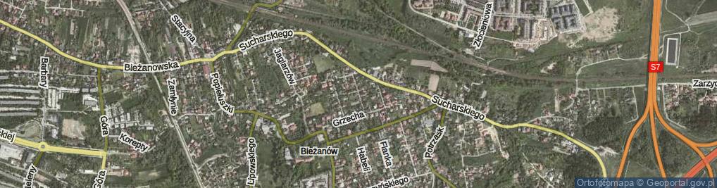 Zdjęcie satelitarne Wojciecha z Brudzewa ul.