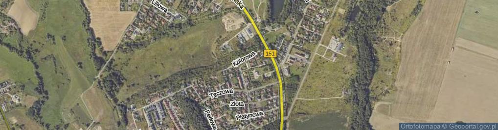 Zdjęcie satelitarne Wodna ul.