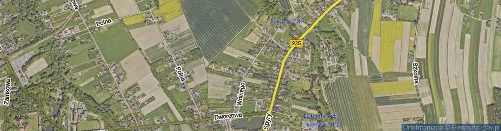 Zdjęcie satelitarne Wolnego Konstantego ul.