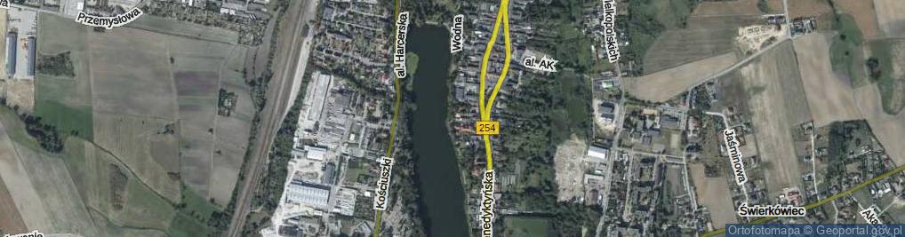 Zdjęcie satelitarne Wodna ul.