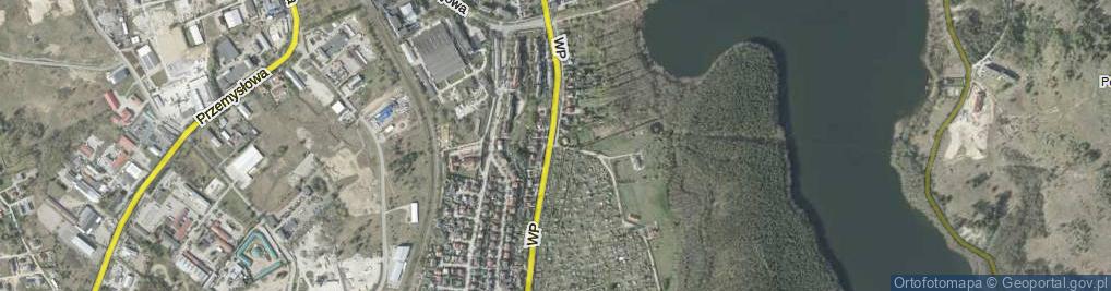 Zdjęcie satelitarne Wojska Polskiego ul.