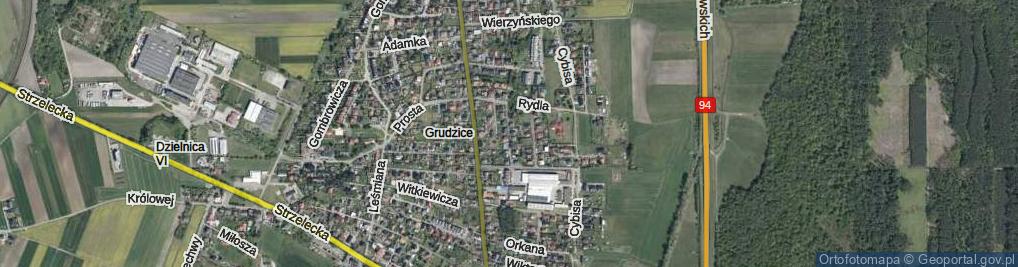 Zdjęcie satelitarne Wojtkiewicza Witolda ul.