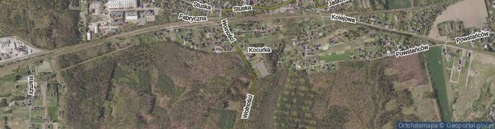 Zdjęcie satelitarne Wolności ul.